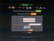 Tablet Screenshot of kinkypocket.com